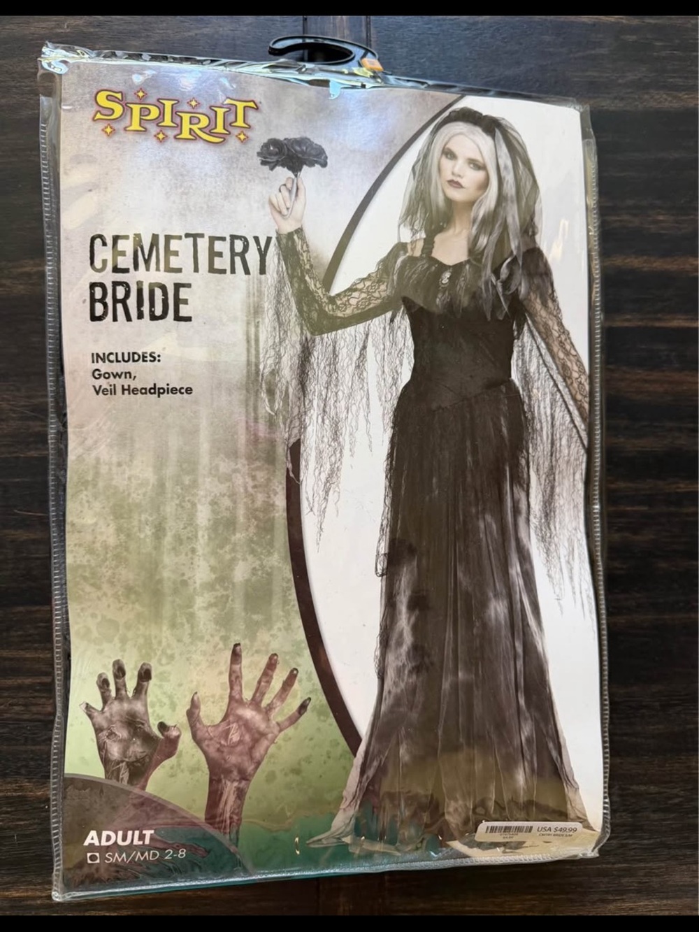Cemetery Bride Halloween Costume - Adult
SM/MD 2-8